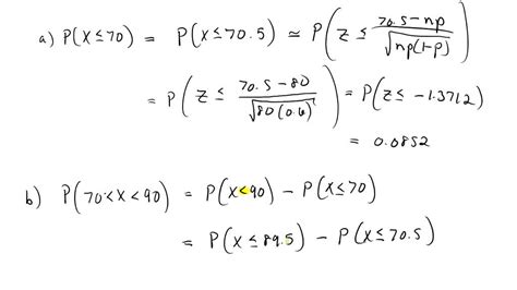 Solved Binomial Random Variable With 4 77 Suppose That X Is N 200