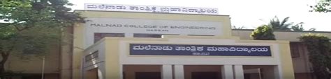 Malnad College Of Engineering Mce Hassan Admissions Contact
