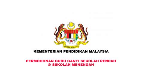 Jawatan kosong pejabat setiausaha kerajaan negeri sembilan (sukns). Permohonan Guru Ganti 2021 Sekolah Rendah & Sekolah ...