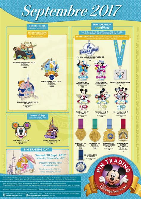 Disneyland Paris Pin Release September 2017 Disney Trading Pins