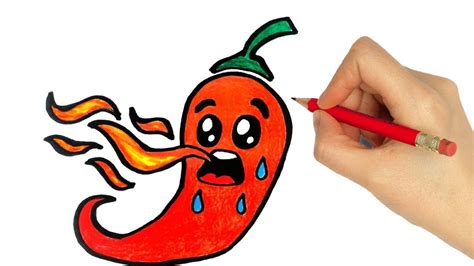 How To Draw A Pepper Youtube