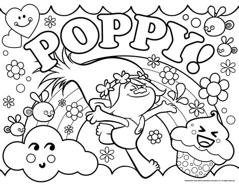 Trolls Movie Coloring Pages Best Coloring Pages For Kids