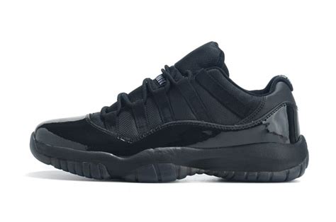 Nike Air Jordan Xi 11 Retro Low Aj11 All Black Men Shoes 528895 Sepsale