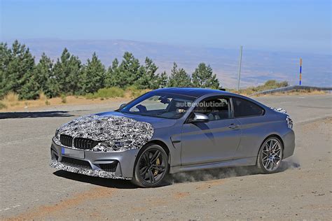 Gt spirit 1 18 scale bmw m4 m performance white resin model. BMW Testing M4 Facelift, Has Modified Front End And Rides ...