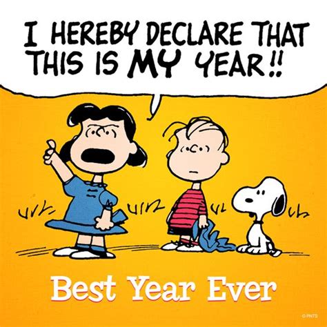 Best Year Ever Charles M Schulz New Year Pinterest Names