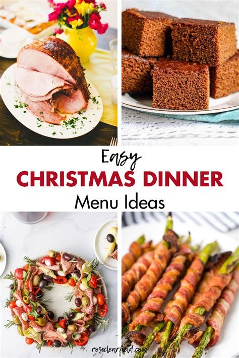 Christmas Dinner Menu Ideas By Following This Very Easy Christmas