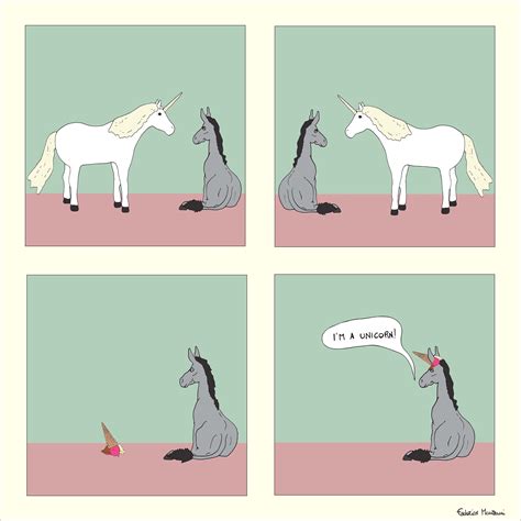 Donkey Tino Unicorn By Federico Monzani