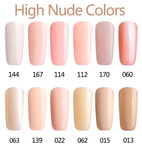 New Nude Colors Series Gel Polish Nail Gel Soak Off Uv Gel Polish