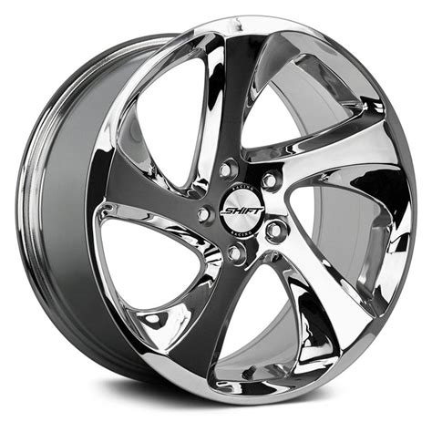 20x85 Shift Piston Platinum Silver Mid Wheels And Rims
