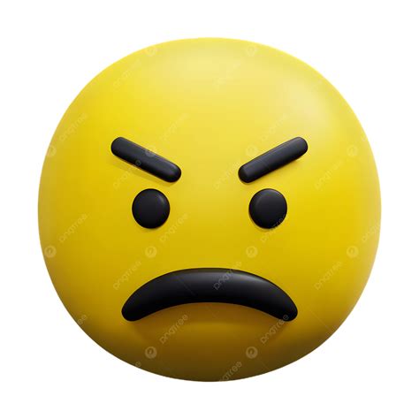 Angry Emoji 3d Angry Emoji 3d Facebook Emoji Png Transparent Image