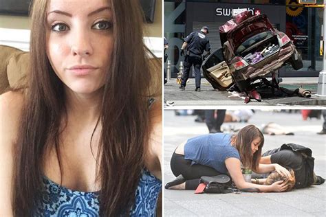 alyssa elsman pictured the 18 year old girl killed in times square new york car crash that