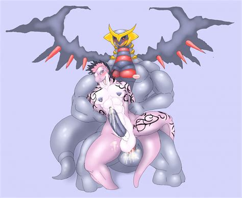 rule 34 anthro color cum front view giratina insertion interspecies male male only multiple