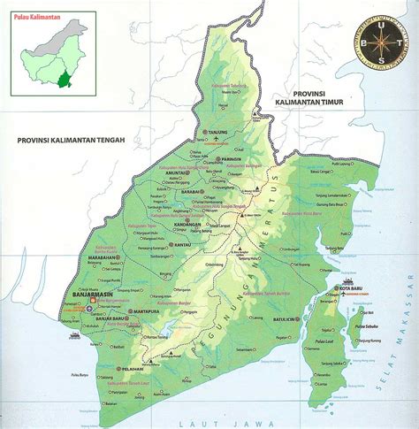 Peta Kalimantan Geografis Dan Demografis Selengkapnya