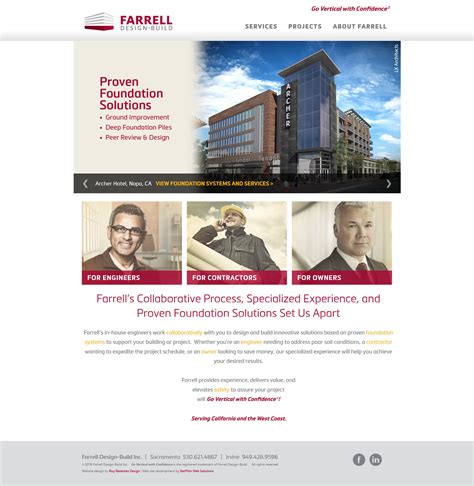 Farrell Design Build Sacramento Web Design Netpilot