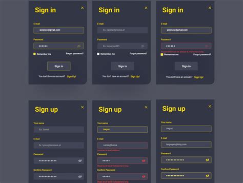Signsignup By Kuete Cyrille On Dribbble