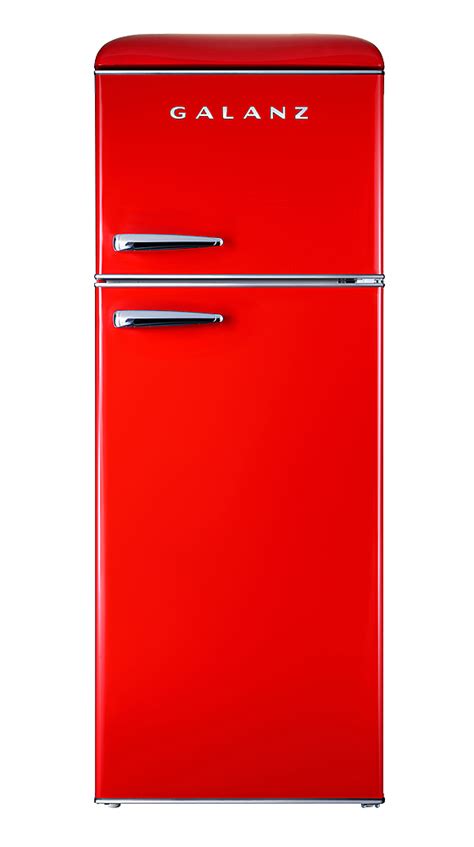 Galanz Retro 7 6 Cu Ft Top Freezer Refrigerator Red