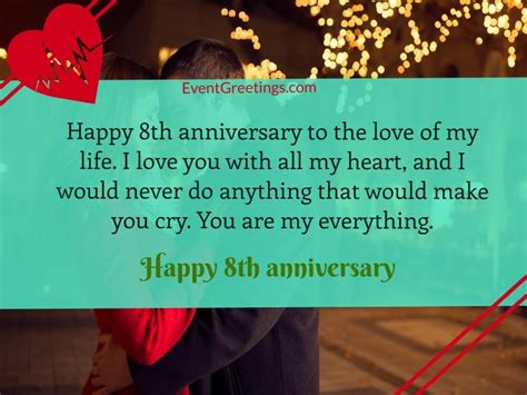 50 Exclusive 8 Year Wedding Anniversary Wishes And Quotes With Images