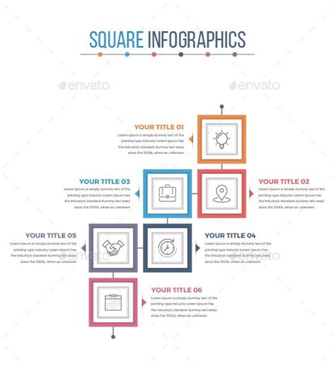 Modern Square Infographics Infographic Infographic Inspiration