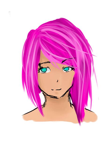 Girl With Pink Hair By Theartisttiff On Deviantart