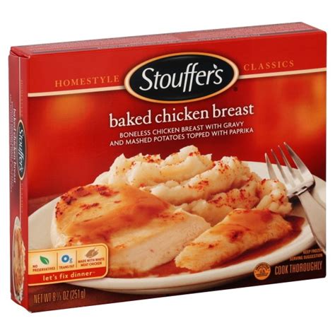 Stouffers Homestyle Classics Baked Chicken Breast With Mashed Potatoes