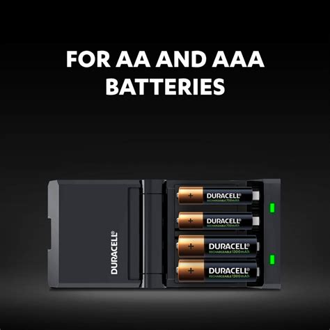 Duracell Hi Speed Advanced Charger For Aa And Aaa Batteries
