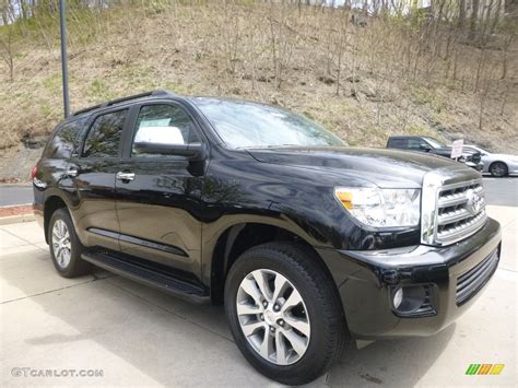 Available engines and transmissions 2015 toyota sequoia engines. 2017 Black Toyota Sequoia Limited 4x4 #119883948 Photo #6 | GTCarLot.com - Car Color Galleries