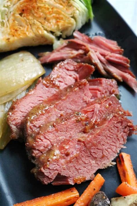 Potato, cooked rice, garlic, corned beef, water, garlic. Corned Beef with Honey Marmalade Mustard Glaze | The ...