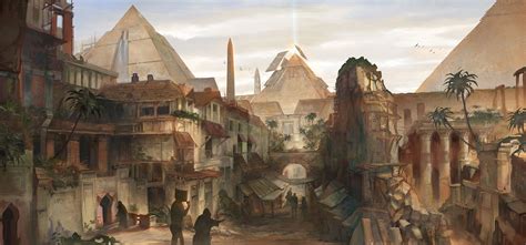 The Great Pyramid By Flaviobolla City Ruins Stargate Sg 1 Landscape