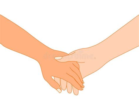 Holding Hands Stock Vector Illustration Of Clip Adult 24253121