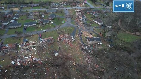 Kentucky Tornado Damage Drone Footage Wbir Com