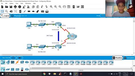 Ccna Packet Tracer Configuring Gre By Verytutos Youtube