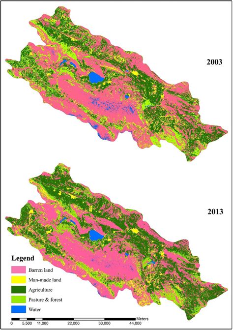 The Trend Of Land Use And Land Cover Changes From 2003 To 2013 In The