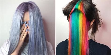 4 Rainbow Hair Color Trends You Need To Know For 2017 Allure