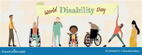 International Day Of Persons With Disabilitiesworld Disabled Day Stock