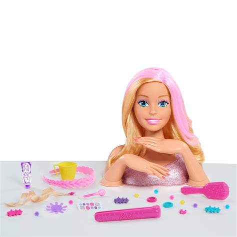Barbie Color Style Deluxe Styling Head Blonde Hair Walmart Com