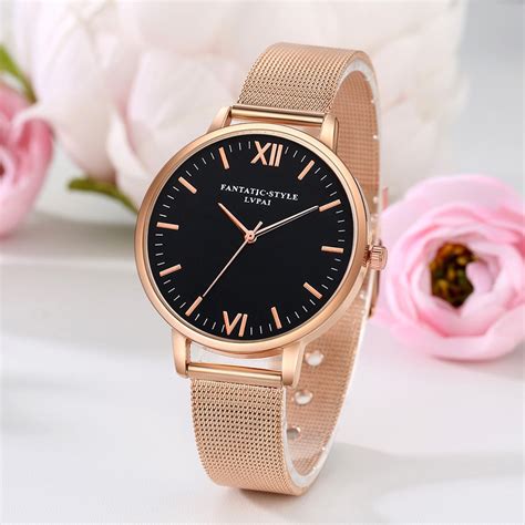 lvpai watches women stainless steel bracelet analog quartz watch 2018 luxury brand casual