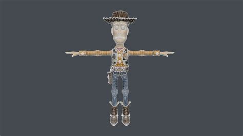 Woody From Toy Story 002 3d Model By Ipoypunk