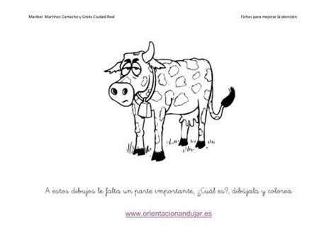 Sara's mother has five daughters, ma, me, mi, mo and. #TDAH ATENCIÓN Identifica lo que le falta a cada dibujo y colorea -Orientacion Andujar | Dibujos ...