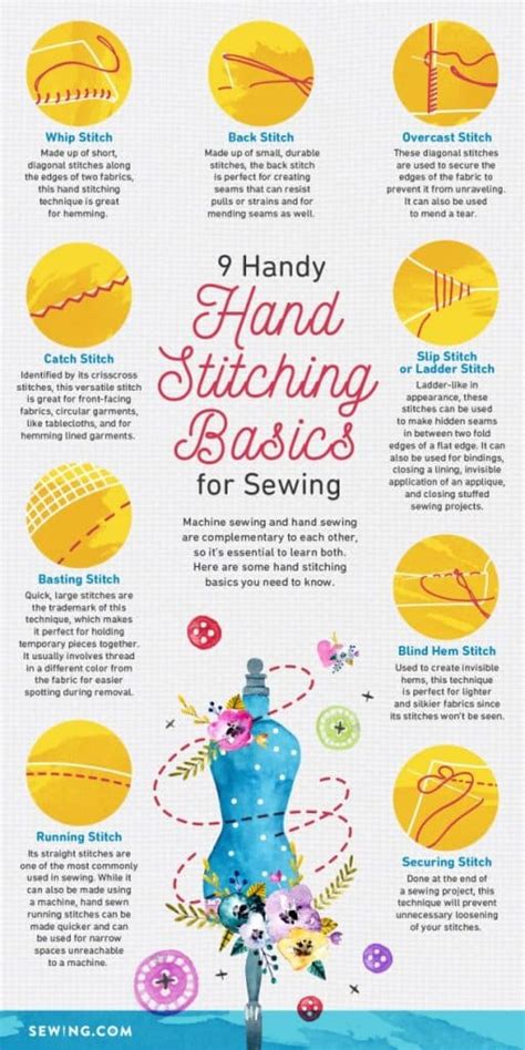 9 Basic Hand Stitching Techniques Every Sewer Should Learn
