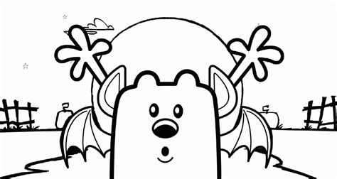 Wow Wow Wubbzy Halloween Coloring Pages Clip Art Library