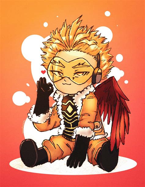 Hawks Bnha Fanart Cute Chibi Chibi Hawks Boku No Hero Academia T