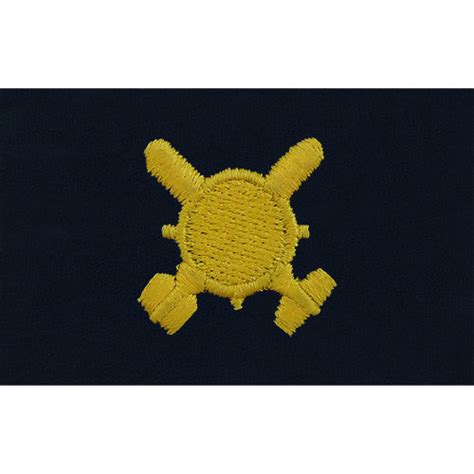 Navy Explosive Ordnance Disposal Embroidered Collar Device Usamm