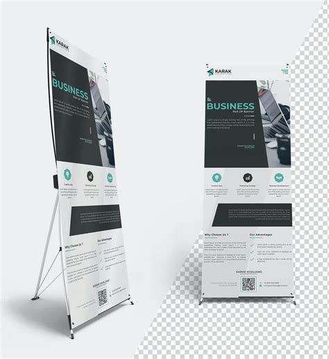 Download X-Banner Mockup PSD in 2020 | Mockup template, Mockup ...