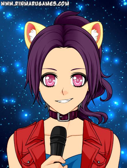 Mega Anime Avatar Creator Girl With Microphone By Thekawaiipsycho666 On