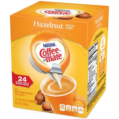 Coffee Mate Hazelnut Liquid Coffee Creamer Ct Box Walmart Com