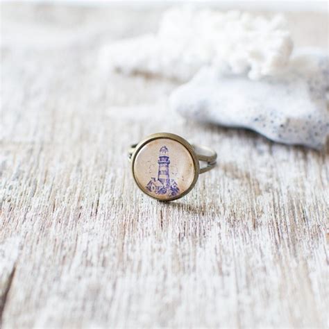 Blue Lighthouse Ring Juju Treasures