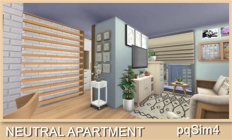 Neutral Apartment No Cc At Pqsims4 Sims 4 Updates