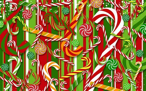 Christmas Candy Canes Wallpapers Wallpaper Cave