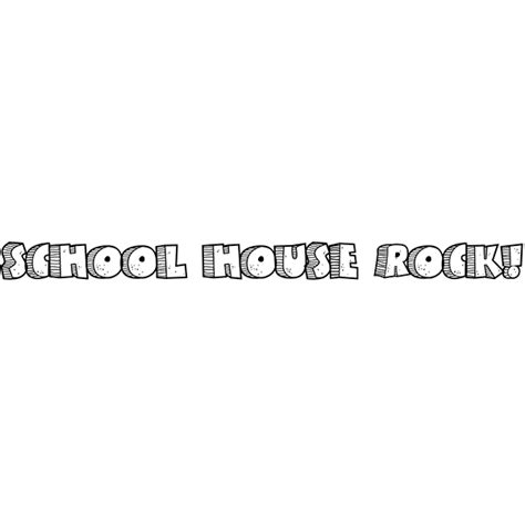 Dont Miss This Free Font Based On The Tv Show Schoolhouse Rock