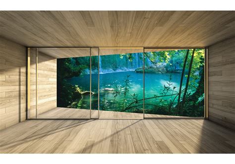 Fotobehang Natuur Modern Groen 208x146cm Fotobehangartnl